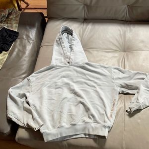 Eckhaus Latta hoodie baby blue unisex